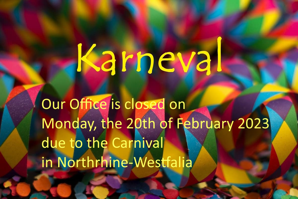 We are closed on Monday